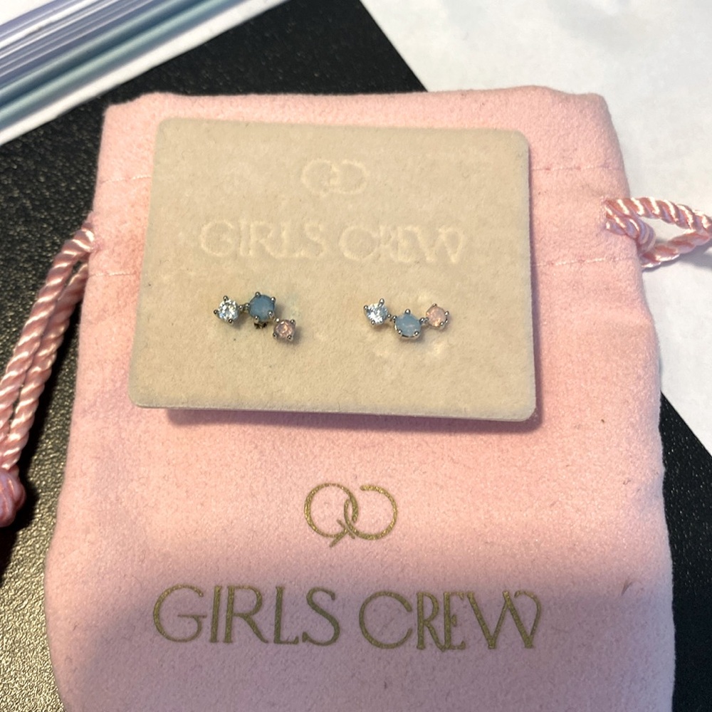 Girls Crew stud earrings